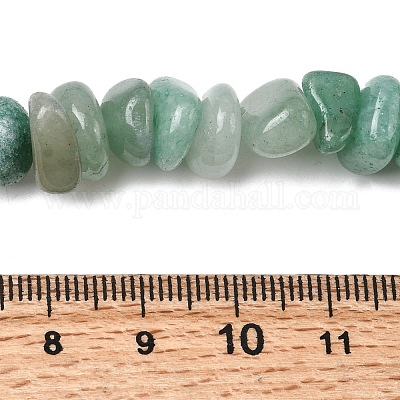 Естественный зеленый авантюрин бисер нитей G-A285-A03-01-1
