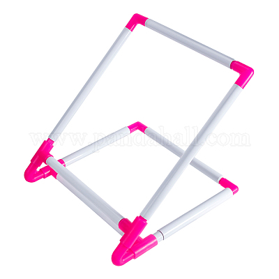 Регулируемая пластиковая регулируемая рамка клипсы для вышивания TOOL-WH0079-92-1