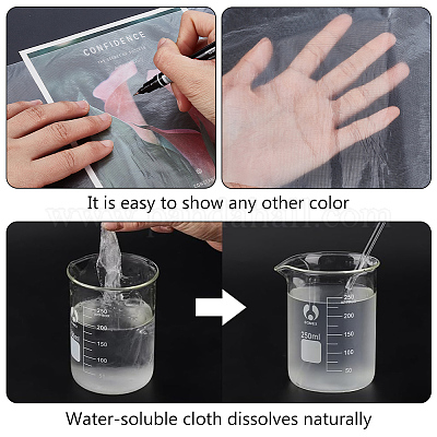 Pa бумага для переноса вышивки водорастворимая пленка&nbsp;DIY-WH0678-29-1