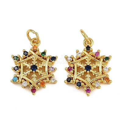 Латунные микро проложить кубического циркония подвески KK-C114-10G-1