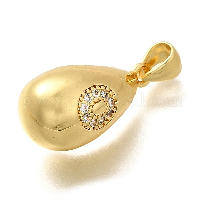 Стойки обшивки латунь микро проложить Циркон подвеску KK-L226-102G-O-1