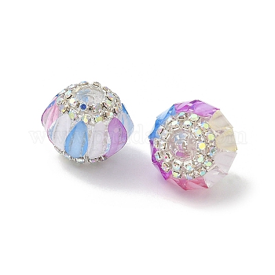 Блестящие акриловые стразы бусины CLAY-NH0003-05S-6-1