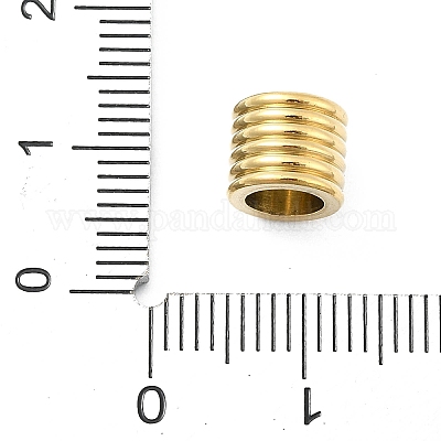 Европейские бусины из нержавеющей стали 304 STAS-H219-14G-1