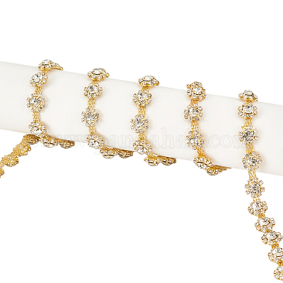 2.5 ярд цепочек со стразами FIND-WH0111-638G-1