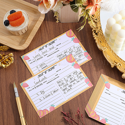 Бумажная карточка рецепта DIY-WH20058-02A-1