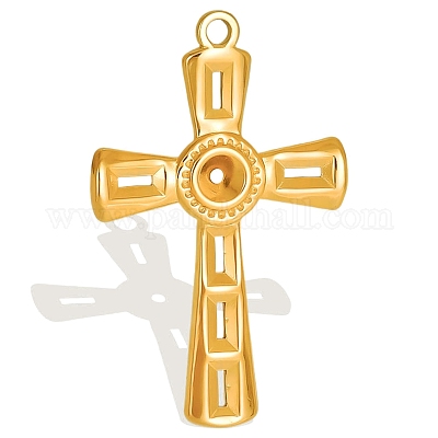 Pendentifs cabochons en acier inoxydable 304&nbsp;PW-WG2249E-02-1