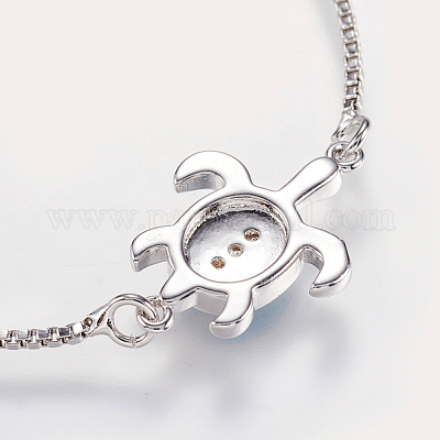 Регулируемые латунные браслеты Боло BJEW-I240-01P-02-1