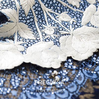 Preciosa® maxima crystal без горячей фиксации плоские камни Y-PRC-NSS8-60010-200-1