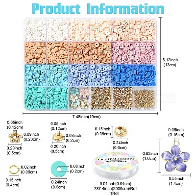 Наборы для самостоятельного изготовления браслетов-стрейч DIY-YW0011-88-1