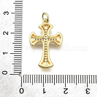 Латунные микро проложить кубического циркония подвески KK-Z100-38G-03-1