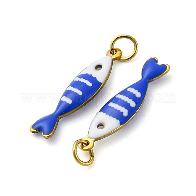 Подвески из нержавеющей стали 304 с эмалью X-STAS-E550-40G-01-1