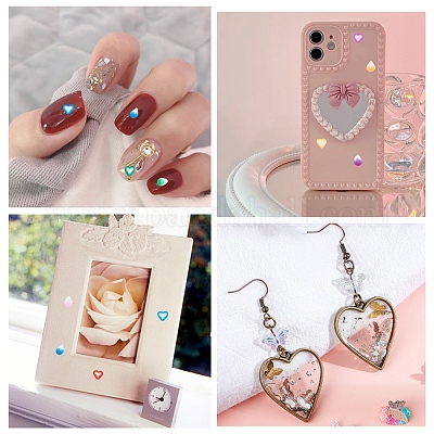 2000шт 10 стиля кабошонов из полимерной глины ручной работы CLAY-SC0001-14-1