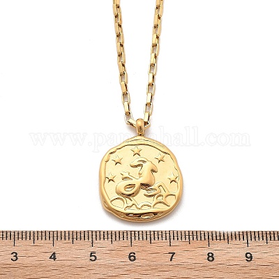 Ожерелья с подвесками в виде созвездий из нержавеющей стали 304 NJEW-K392-01G-10-1