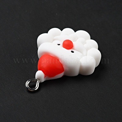 Рождественские подвески из непрозрачной смолы RESI-G043-A08-1