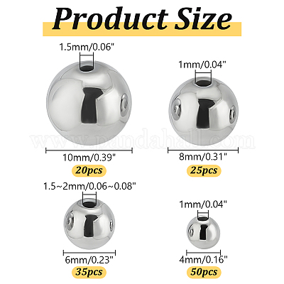 130 шт. 4 стиля гальванизированных немагнитных синтетических гематитовых бусин G-AR0005-91-1