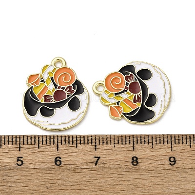 Подвески из сплава хэллоуина с эмалью STAS-I354-01G-J-1