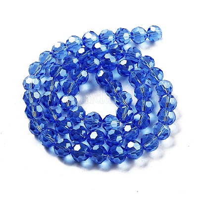 Гальванизируйте прозрачное стекло бисер нитей EGLA-A035-T10mm-A14-1