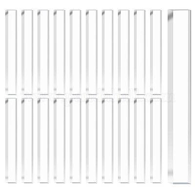 100 шт. прозрачные акриловые листы FIND-GA0007-20C-1