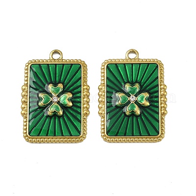 Подвески из нержавеющей стали 304 с эмалью STAS-L302-15G-1