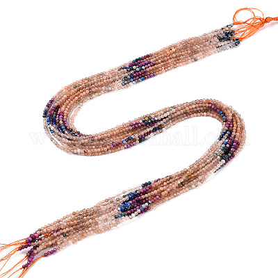 Природных драгоценных камней смешанного бисер нитей G-D080-A01-03-11-1
