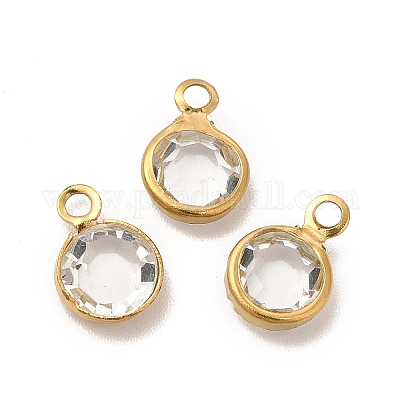 Ионное покрытие (ip) нержавеющая сталь 304 со стеклянными подвесками STAS-G305-11G-04-1