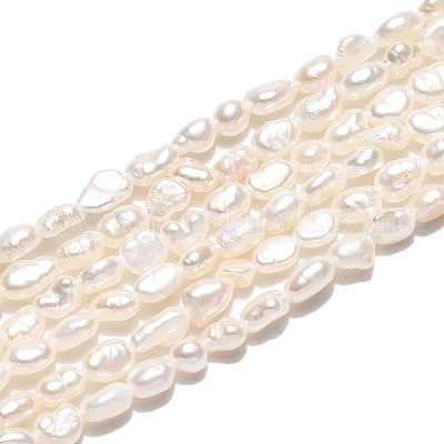 Нити из натурального культивированного пресноводного жемчуга PEAR-N028-01-1