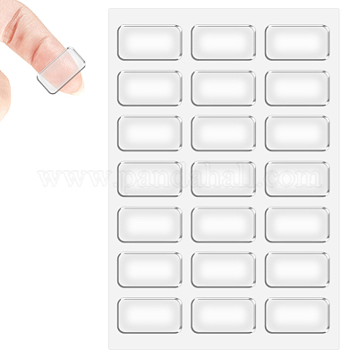 32 шт прозрачные акриловые двухсторонние клейкие наклейки FIND-WH0139-98C-1