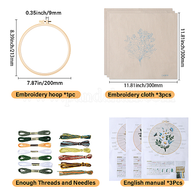 Наборы для вышивания своими руками для начинающих DIY-WH20011-73C-1