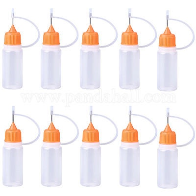 10 шт. полиэтиленовые (ПЭ) флаконы с наконечником для иглы TOOL-GF0003-52C-1