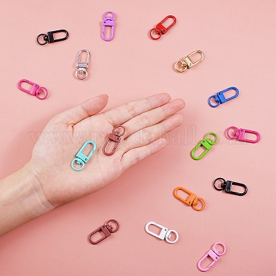 Поворотные застежки из окрашенного сплава для выпечки PALLOY-SZ0001-09-1