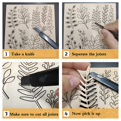 Деревянные стружечные доски DIY-WH0548-006-1