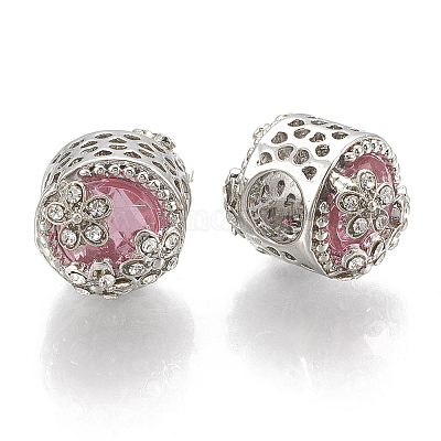 Бусины из сплава и страза PALLOY-T048-10P-1