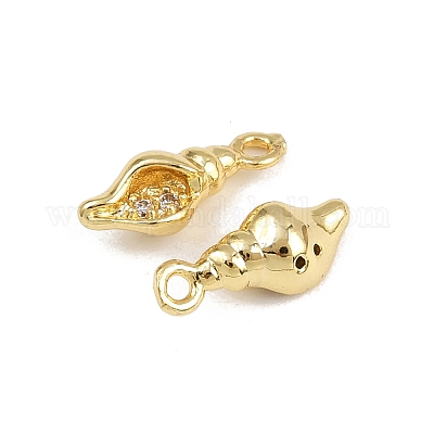 Латунные микро проложить кубического циркония подвески KK-A269-02C-G-1