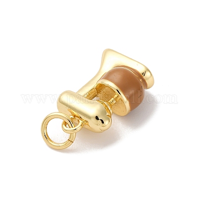 Латунь эмаль подвески KK-Q098-31G-B-1