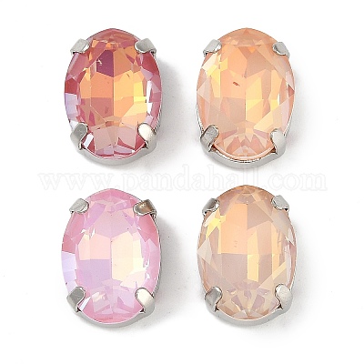 Латунные стеклянные стразы пришивные стразы RGLA-B004-13B-P-1