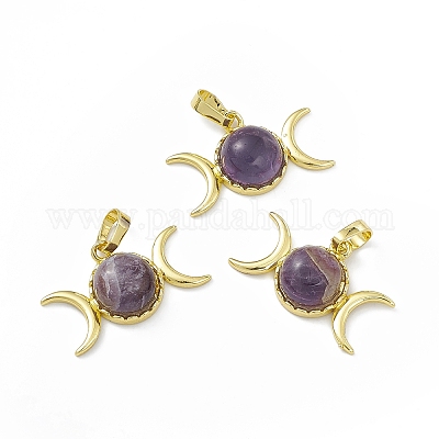 Подвески из натурального аметиста  G-H283-02A-1