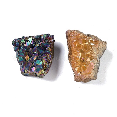 Гальваника природный кварцевая жеода рог изобилия образец минерала DJEW-M014-02G-1