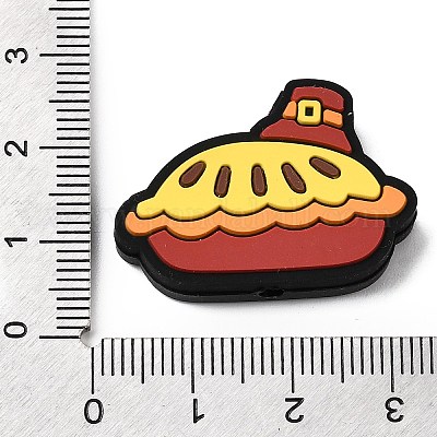 Силиконовые бусины на тему Дня благодарения SIL-J001-01B-1