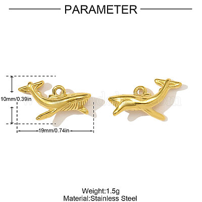 Подвески из нержавеющей стали 304 STAS-OY003-71G-1