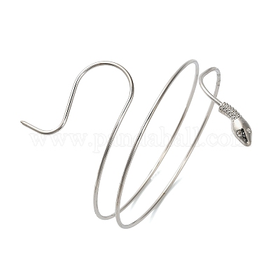 Браслеты-манжеты из сплава на плечо для женщин BJEW-U037-01A-P-1