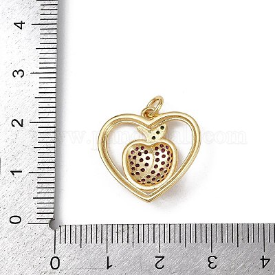 Латунные микро проложить кубического циркония подвески KK-S528-17G-1