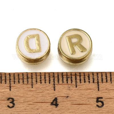 (распродажа с дефектом: пожелтение эмали)бусины из сплава эмали ENAM-XCP0001-44-1