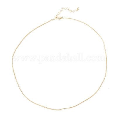 Латунные цепи змейки ожерелья X-NJEW-K123-07G-1