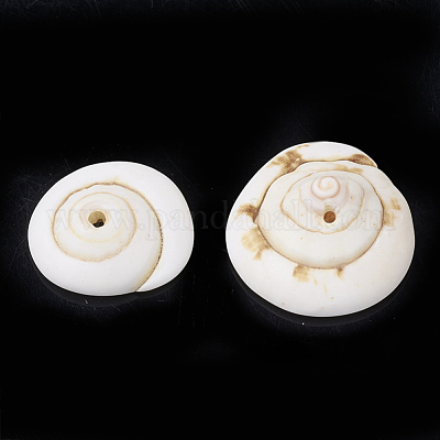 Натуральные бусины из ракушек для глаз Шивы SSHEL-Q302-01-1