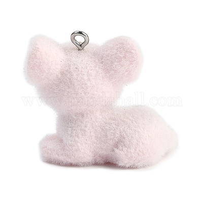 Подвески из флокированной смолы с животной тематикой RESI-M051-01A-1