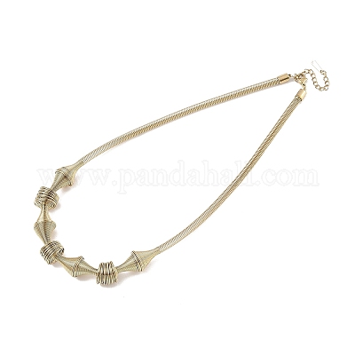 Нерегулярные витые цепочки из нержавеющей стали 304 NJEW-B127-01G-03-1