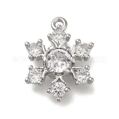 Стойки обшивки латунь микро проложить Циркон подвеску KK-M014-10A-P-1