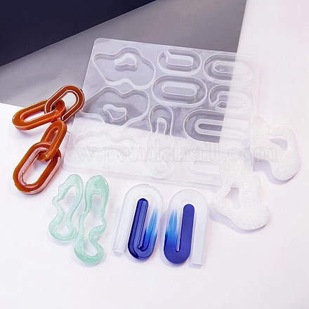 Diy estilo bohemio irregualr colgantes moldes de silicona DIY-A039-03-1