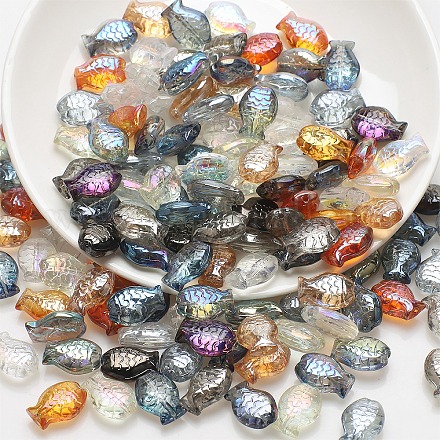 Perles en verre transparentes ANIM-PW0001-092-1