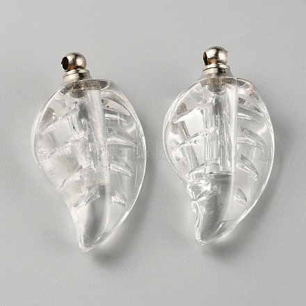 Подвески в виде медальонов из стеклянных бутылок GLAA-WH0033-68-1